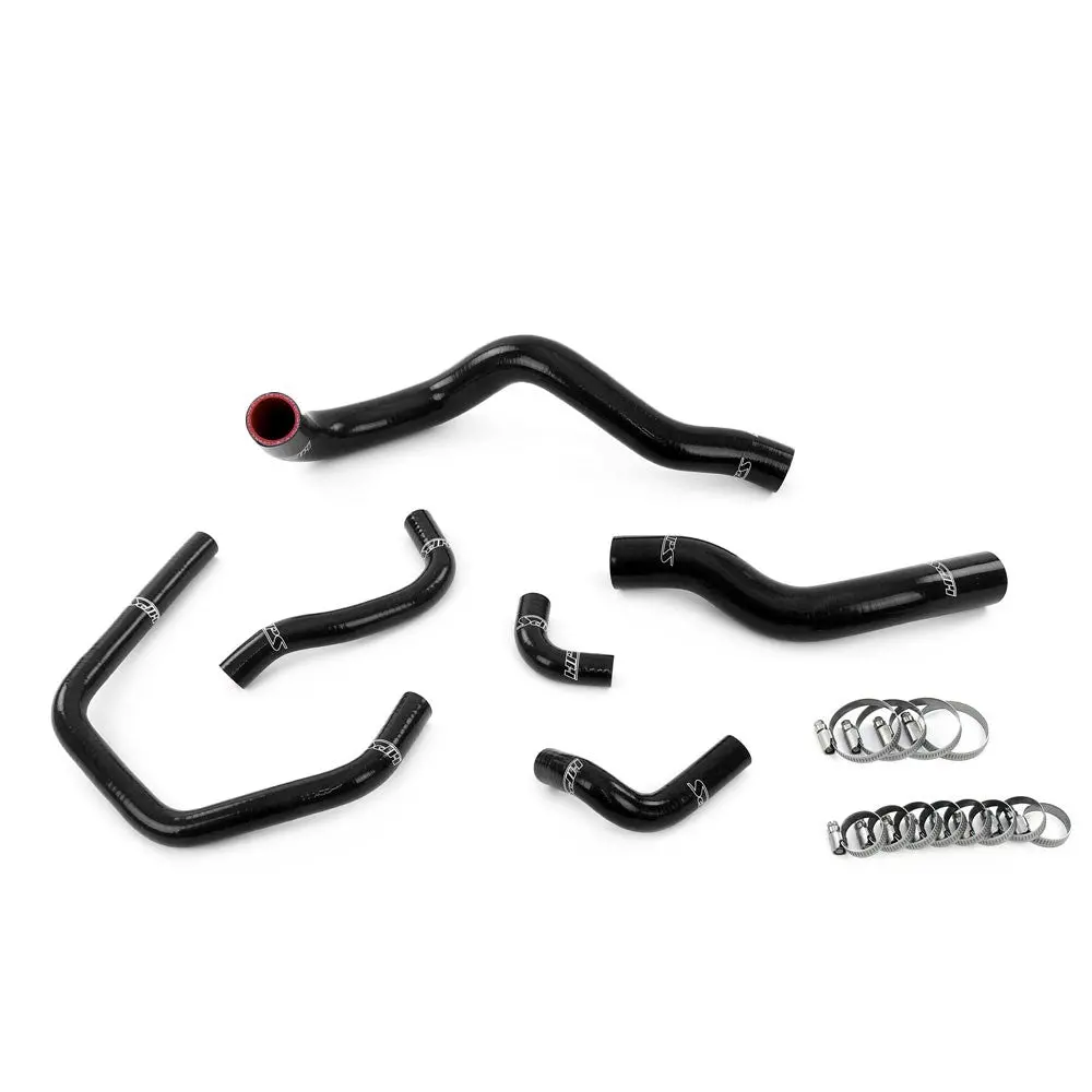 Hps Black 3-Ply Silicone Radiator/Heater Coolant Hose Kit For 93-02 Supra Rhd 3.0L Na 2Jz-Ge Non Vvt-I 1