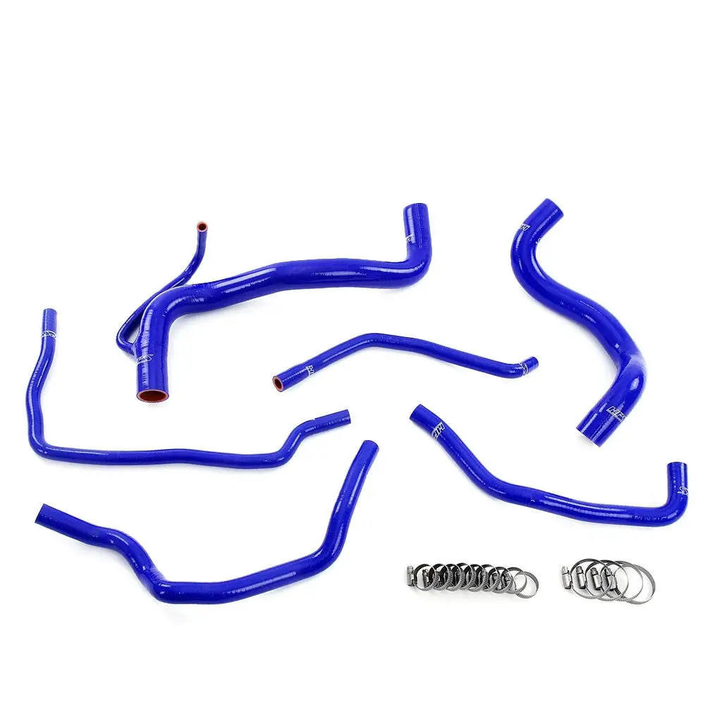 Hps Blue 3-Ply Silicone Radiator/Heater/And Expansion Tank Coolant Hose Kit For 08-15 Scion Xb 2.4L 1