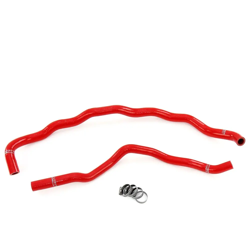 Hps Red 3-Ply Silicone Radiator Coolant Hose Kit For 07-13 Bmw 335I 3.0L Turbo N54 N55 1