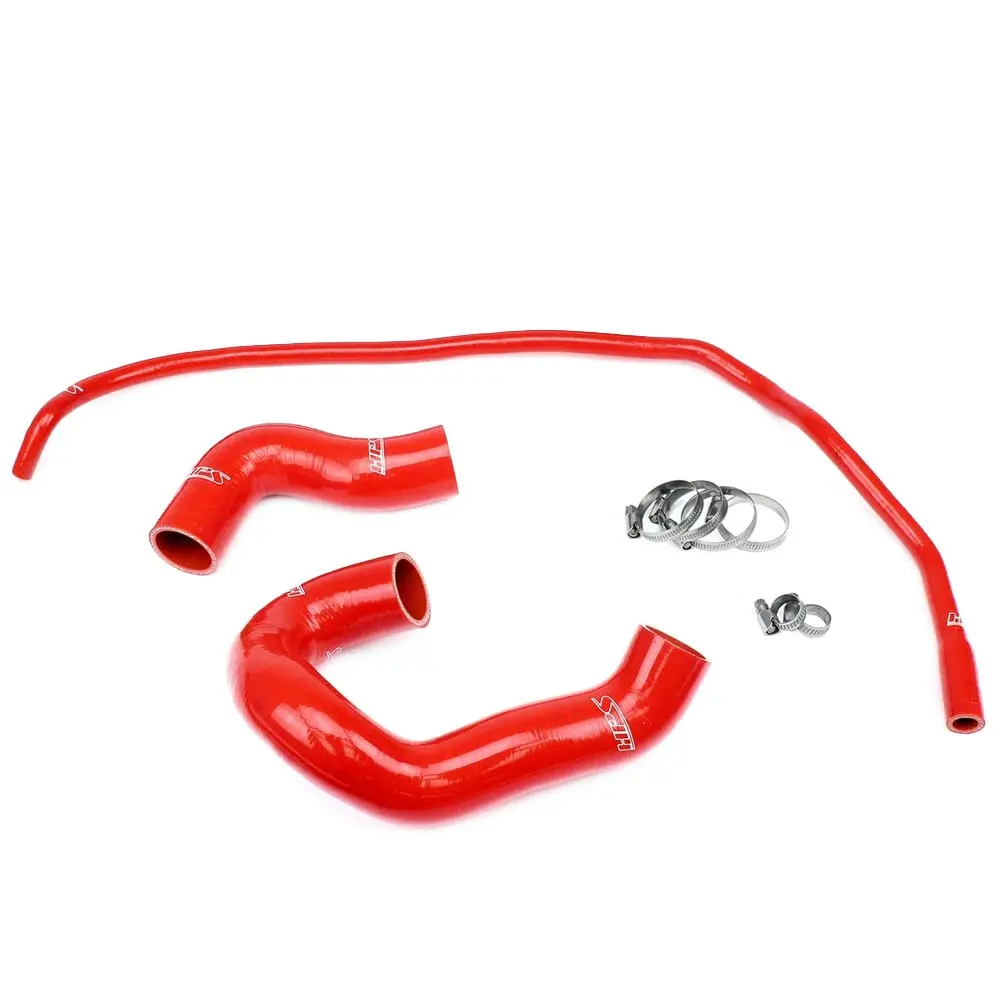 Hps Red 3-Ply Silicone Radiator Coolant Hose Kit For 07-13 Bmw 135I 335I 335Is 3.0L Turbo 1