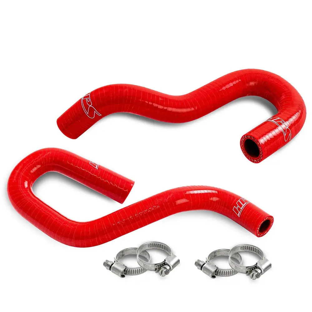 Hps Red 3-Ply Silicone Heater Coolant Hose Kit For 06+ Lexus Gs Is Rc Series 2.5L 3.5L V6 1