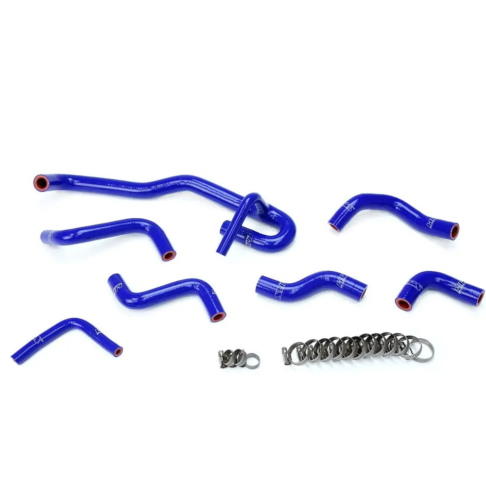 Hps Blue 3-Ply Silicone Heater Coolant Hose Kit For 90-91 Toyota 4Runner 3.0L V6 Lhd 1