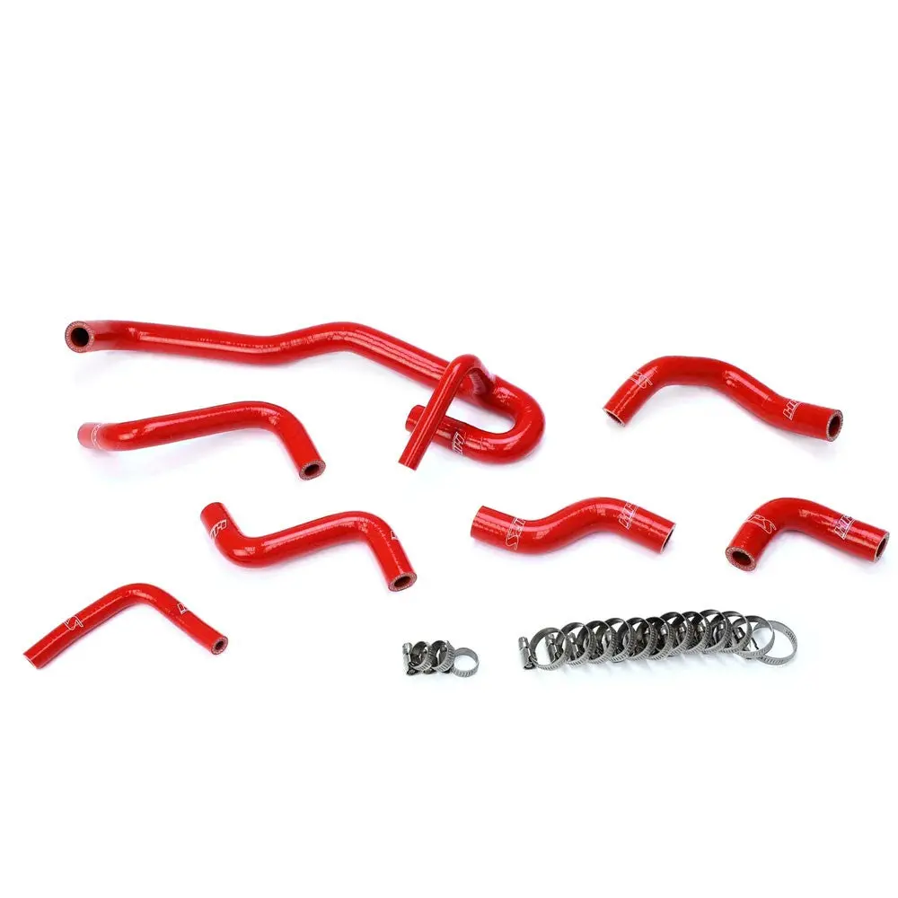 Hps Red 3-Ply Silicone Heater Coolant Hose Kit For 90-91 Toyota 4Runner 3.0L V6 Lhd 1