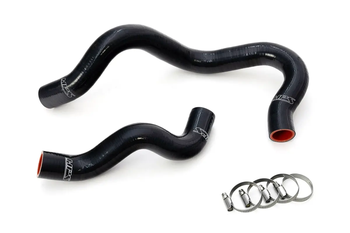 Hps Black 3-Ply Silicone Lower & Upper Radiator Coolant Hose Kit For 04-05 Mazda Mx-5 Miata Mazdaspeed 1.8 Tubro 1