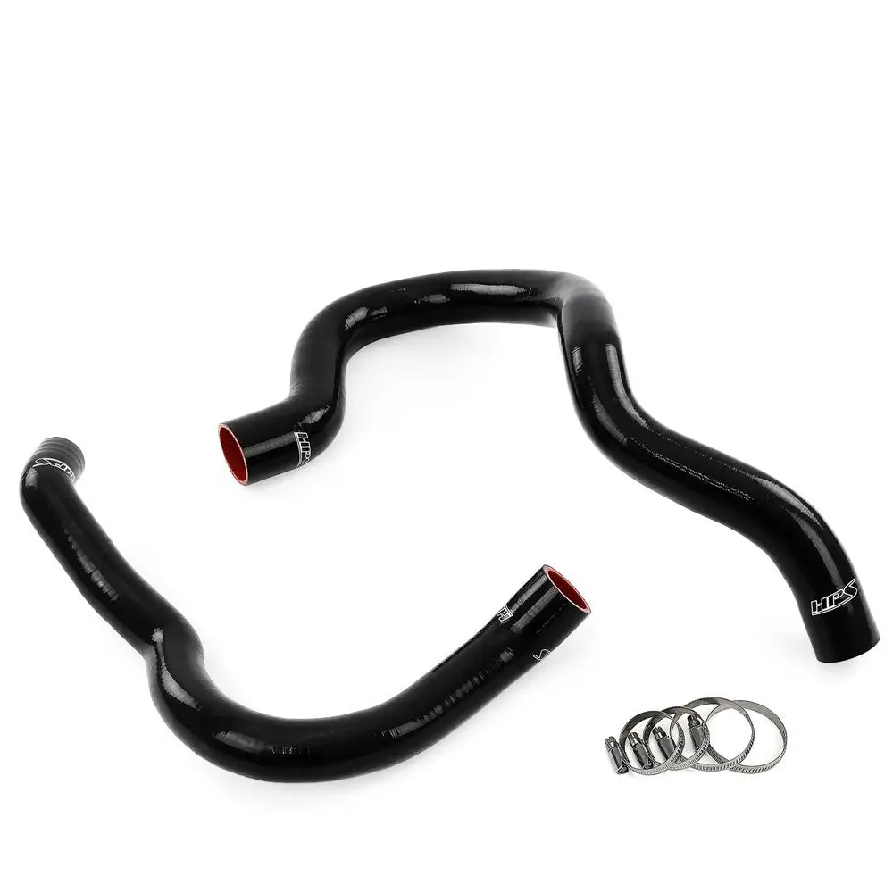 Hps Black 3-Ply Silicone Radiator Coolant Hose Kit For 99-01 Jeep Cherokee 4.0L Xj Right Hand Drive 1