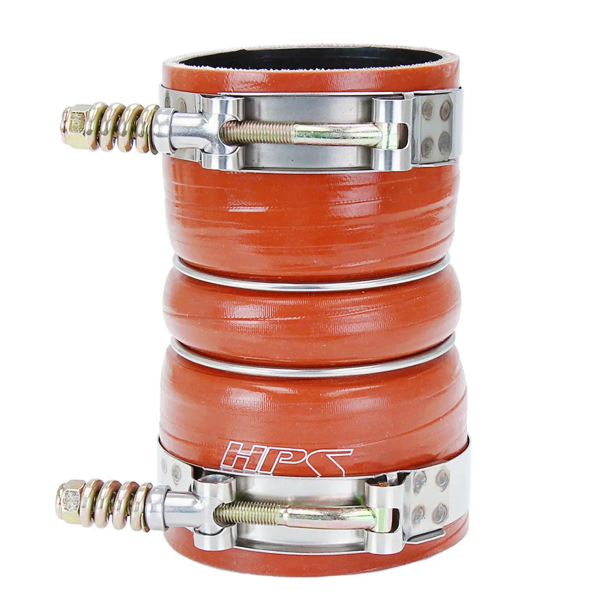 Hps Orange Silicone Turbo Intercooler Boot Hose Clamp Kit Ford Super Duty Powerstroke Diesel 57-2226 1