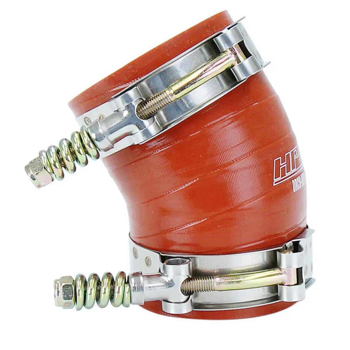 Hps Orange Silicone Turbo Intercooler Boot Hose Clamp Ford Super Duty 6.0L Diesel 57-2228 1