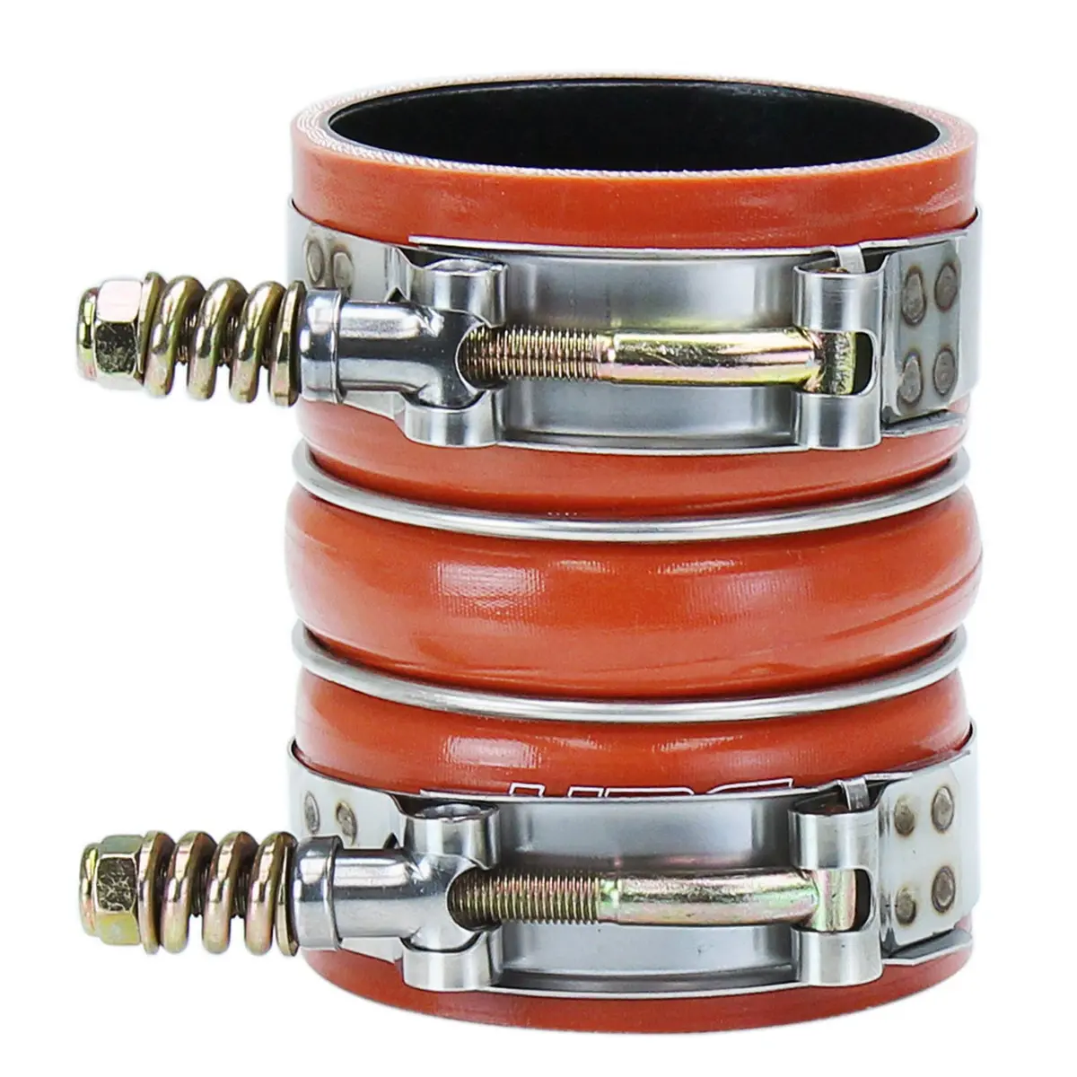 Hps Orange Silicone Intercooler Boot Hose Clamp Ford Powerstroke 6.4L Diesel 57-2236 1