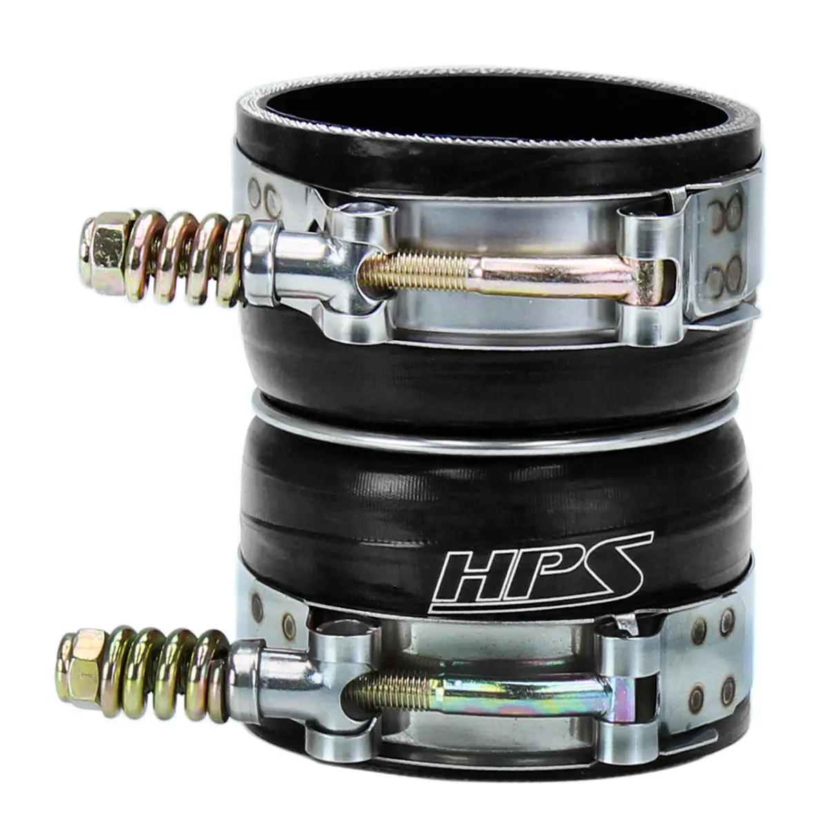 Hps Black Silicone Turbo Intercooler Boot Hose Clamp Ford 6.4 Powerstroke Diesel 57-2237-Blk 1