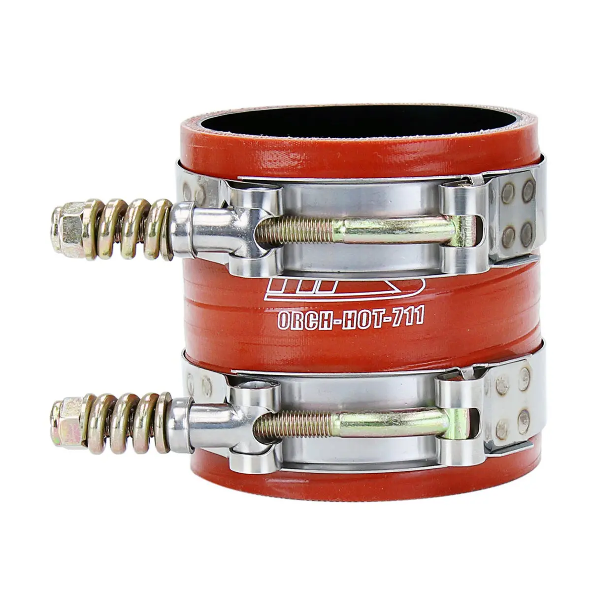 Hps Orange Silicone Turbo Intercooler Boot Hose Clamp Ford Diesel Intercooler 57-2240 1