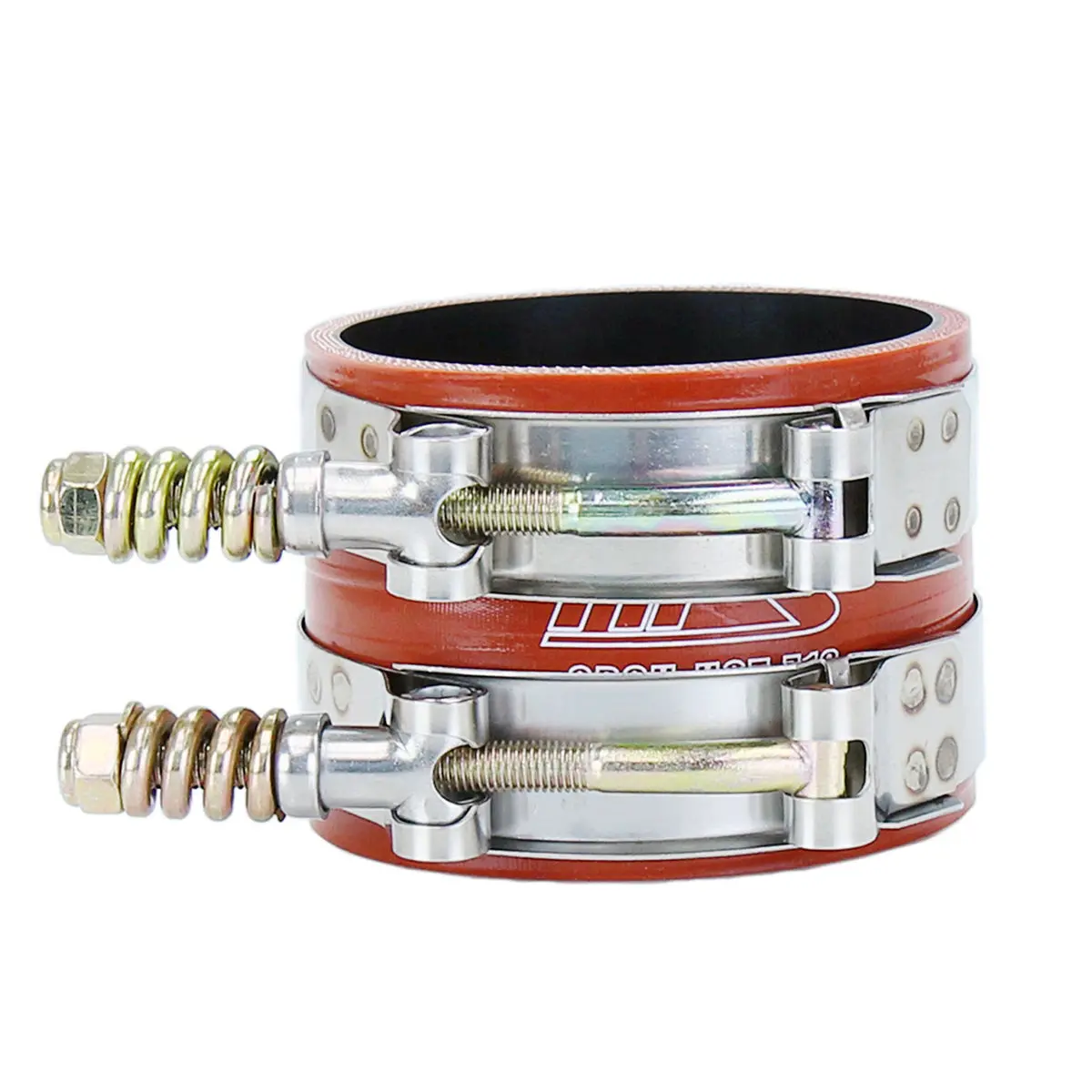 Hps Orange Silicone Intercooler Boot Hose Clamp Ford 7.3 Powerstroke Diesel 57-2241 1
