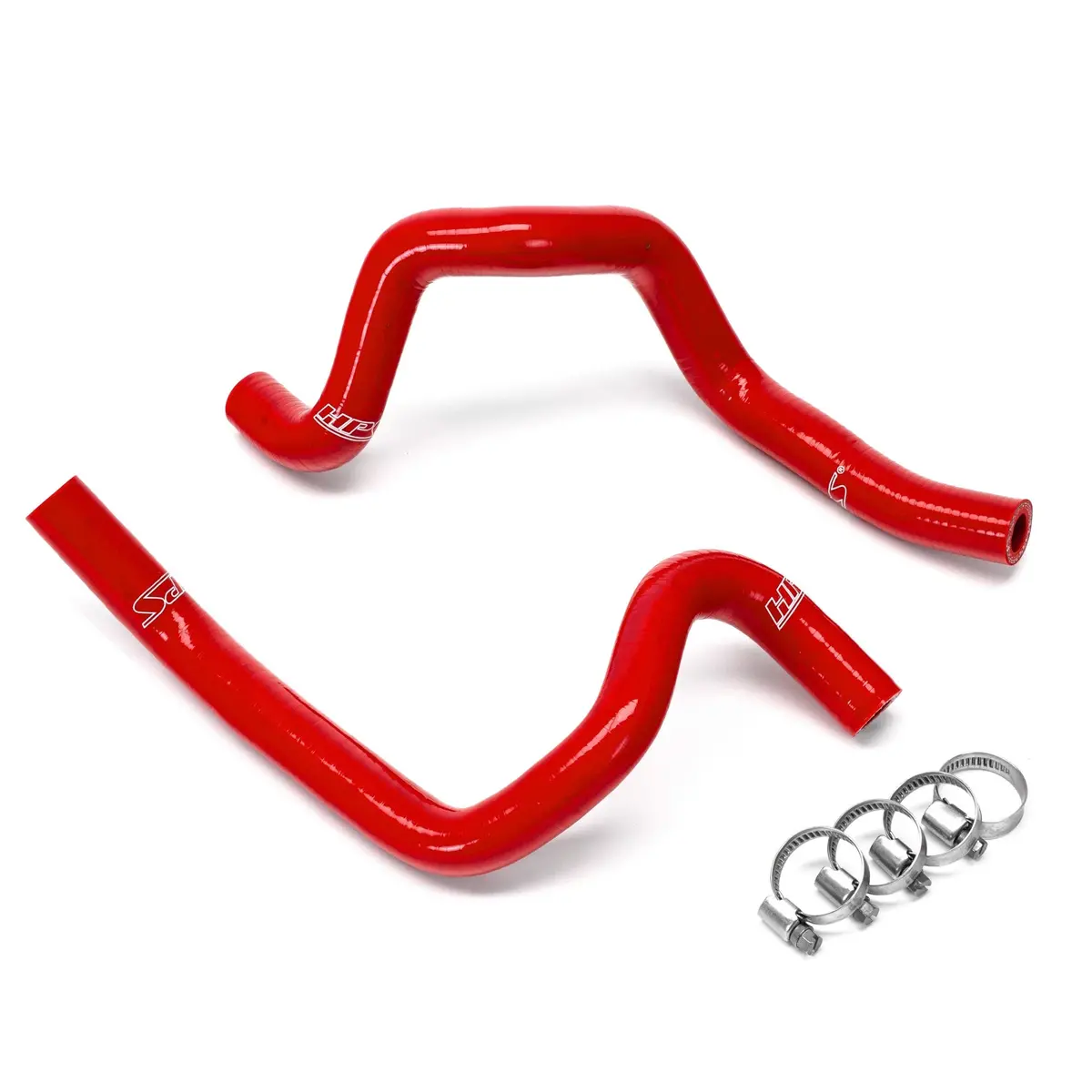 Hps Red 3-Ply Silicone Heater Coolant Hose Kit For 04 Subaru Impreza Wrx Sti 2.5L Turbo 1