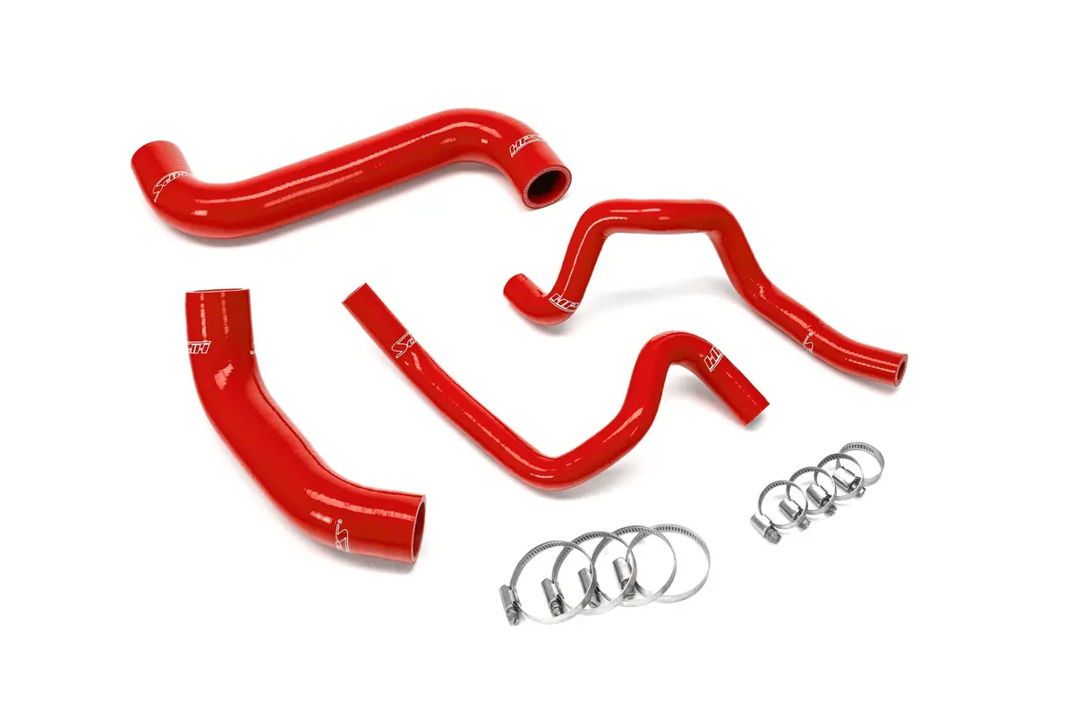 Hps Red 3-Ply Silicone Radiator, Heater Coolant Hose Kit For 04 Subaru Impreza Wrx Sti 2.5L Turbo 1