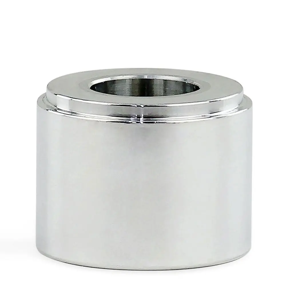 Hps Female Npt Weld On Bung Flange Fitting, 3/8" Npt, Silver Aluminum 1