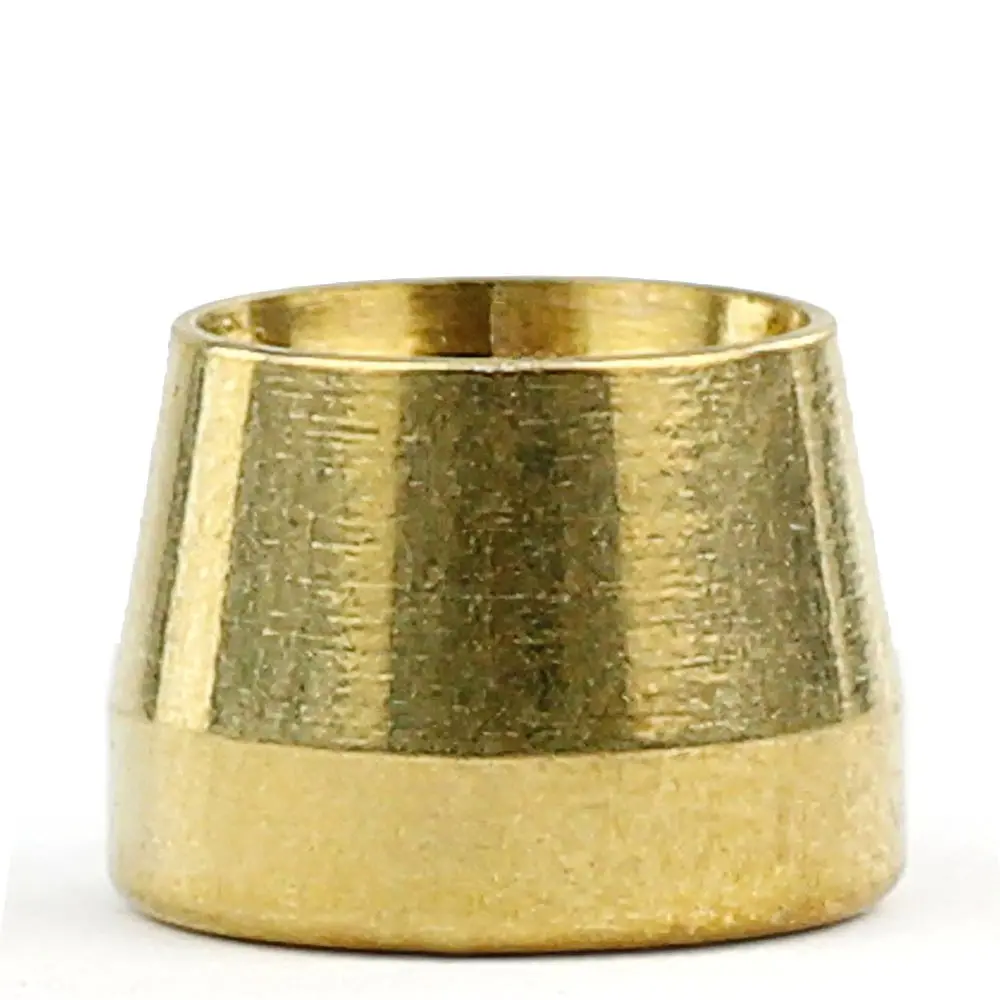 Hps Olive Insert Replacement For Hps 350 Series Ptfe Teflon Fuel Line Hose End Fittings, An -3, Gold Brass 1