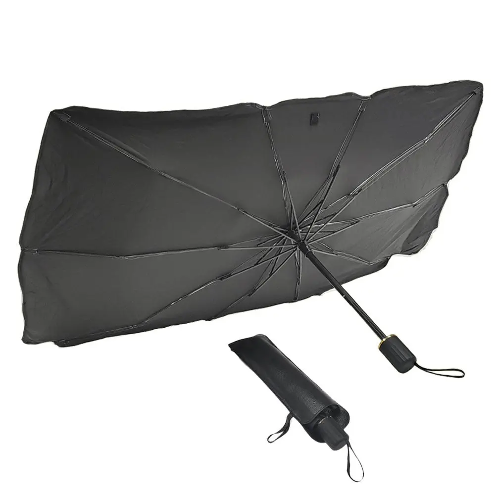 Bfc Car Windshield Window Uv Sun Shade Protect Heat Cover Umbrella+Carry Bag 1
