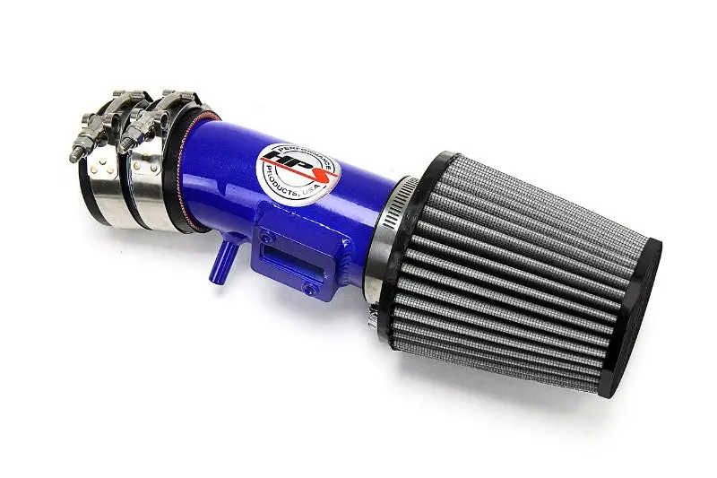Hps Blue Shortram Air Intake Kit With Filter For 09-13 Honda Fit 1.5L L4 Hatchback 1
