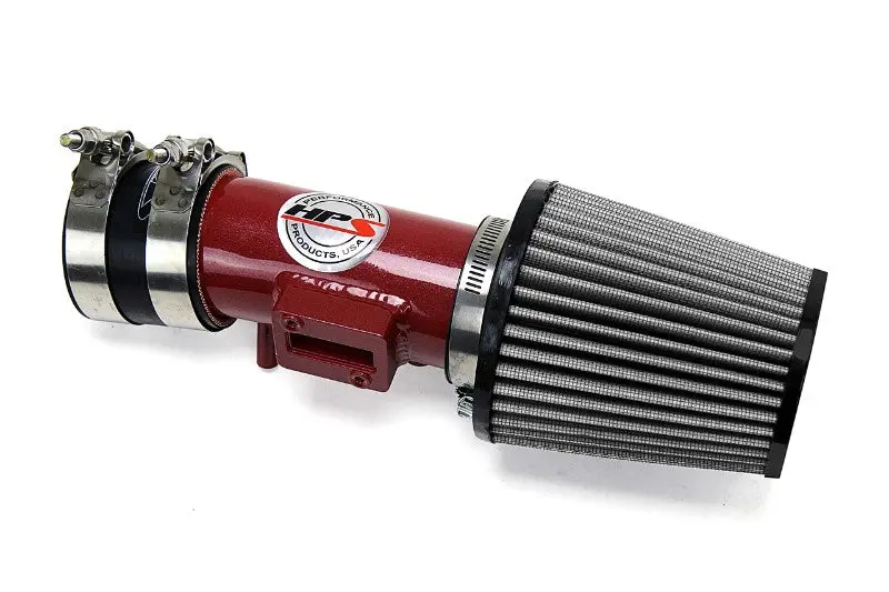 Hps Red Shortram Air Intake Kit With Filter For 09-13 Honda Fit 1.5L L4 Hatchback 1