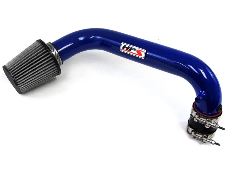 Hps Blue Shortram Air Intake Kit With Filter For 01-05 Honda Civic Dx Ex Lx 1.7L L4 1