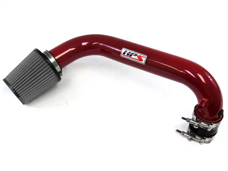 Hps Red Shortram Air Intake Kit With Filter For 01-05 Honda Civic Dx Ex Lx 1.7L L4 1