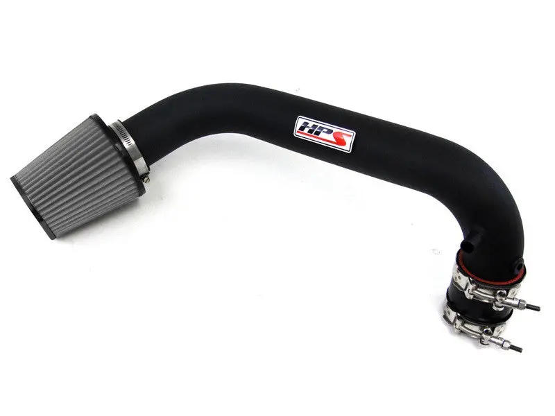 Hps Black Shortram Air Intake Kit With Filter For 01-05 Honda Civic Dx Ex Lx 1.7L L4 1
