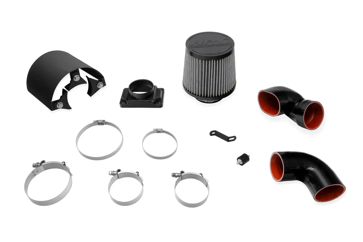 Hps Polish Shortram Air Intake Heat Shield Kit For 91-99 Mitsubishi 3000Gt / Dodge Stealth Dohc V6 3.0L 2