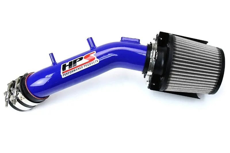 Hps Blue Shortram Air Intake Heat Shield Kit For 03-07 Honda Accord 2.4L I4 W/ Maf Sensor 1