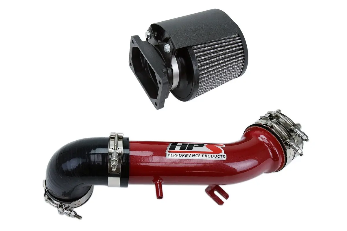 Hps Red Shortram Air Intake Heat Shield Kit For 00-05 Eclipse 3.0L V6 / 99-03 Galant / 01-03 Stratus R/T / Sebring 1