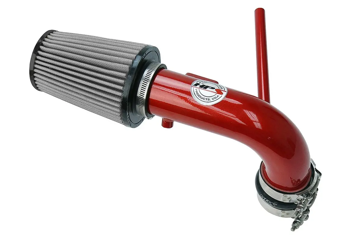 Hps Red Shortram Air Intake Kit For 11-17 Lexus Ct200h 1.8L 1