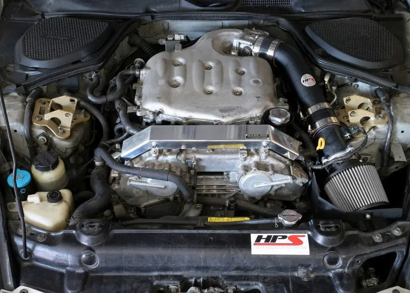Hps Black Shortram Air Intake Heat Shield Kit For 03-06 Nissan 350Z 3.5L V6 Z33 2