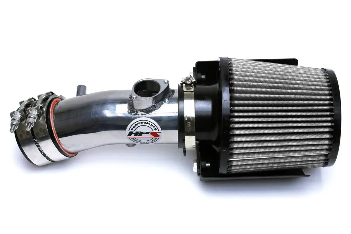 Hps Polish Shortram Air Intake Heat Shield Kit For 12-13 Mazda Mazda3 2.0L Skyactiv 1