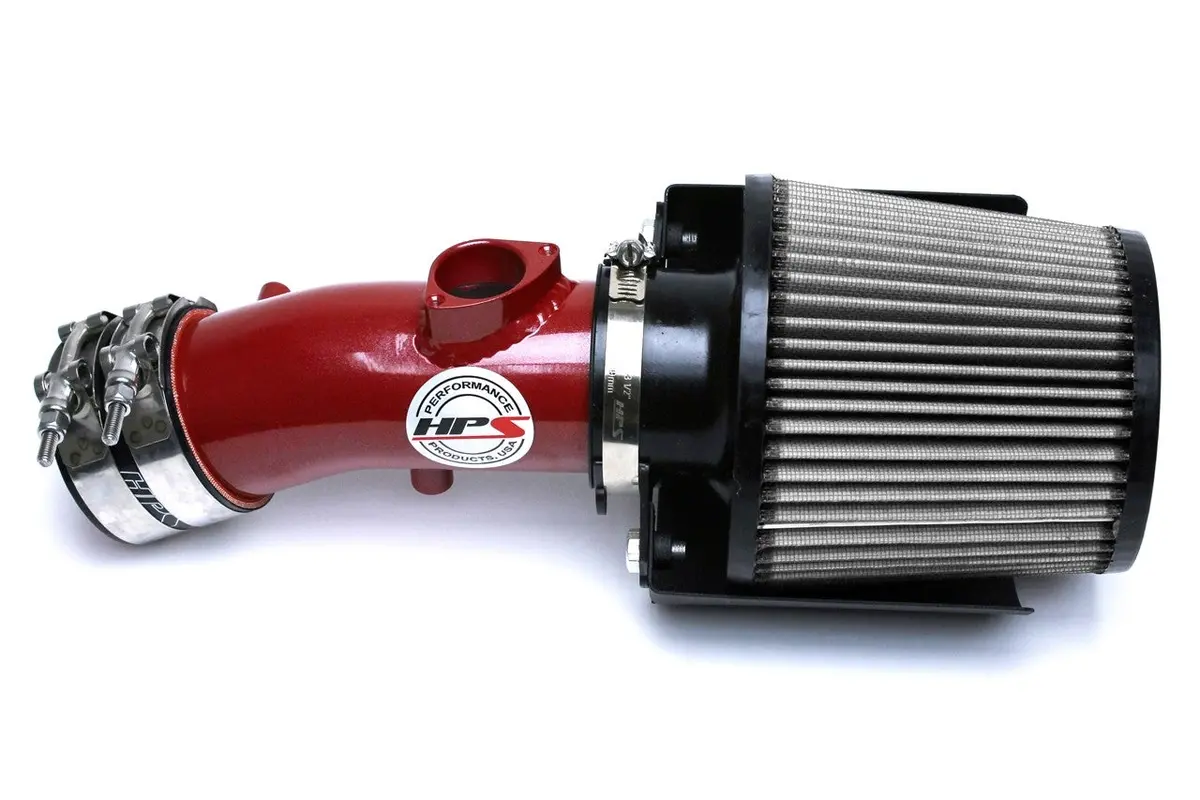 Hps Red Shortram Air Intake Heat Shield Kit For 12-13 Mazda Mazda3 2.0L Skyactiv 1