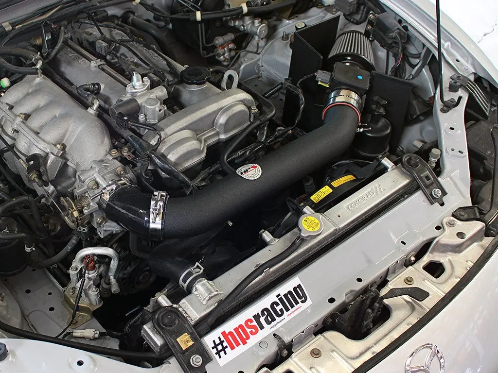 Hps Black Shortram Air Intake Heat Shield Kit For 99-05 Mazda Miata 1.8L Non Turbo 2