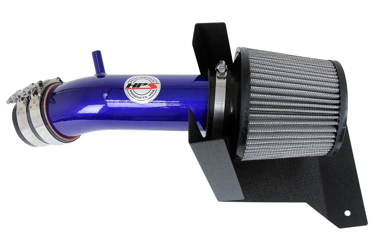 Hps Blue Shortram Air Intake Heat Shield Kit For 11-16 Hyundai Elantra 1.8L 1