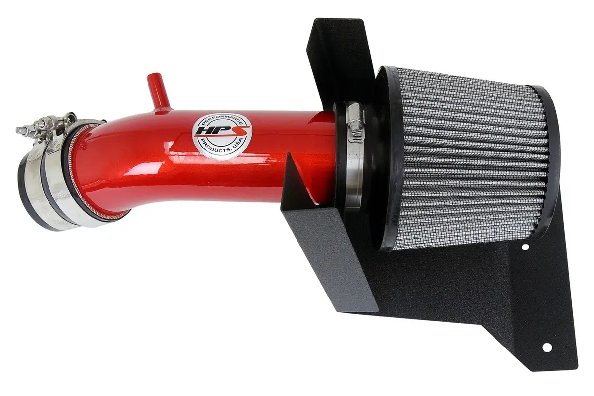 Hps Red Shortram Air Intake Heat Shield Kit For 11-16 Hyundai Elantra 1.8L 1