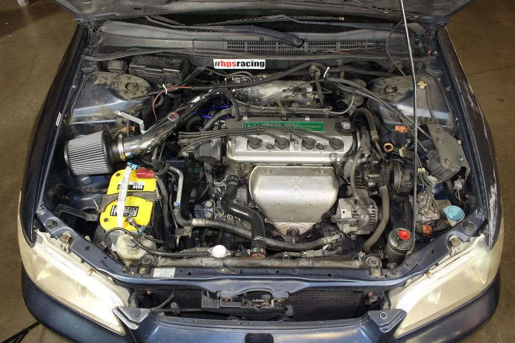 Hps Red Shortram Air Intake For 98-02 Honda Accord Cg 6Th Gen 2.3L L4 2