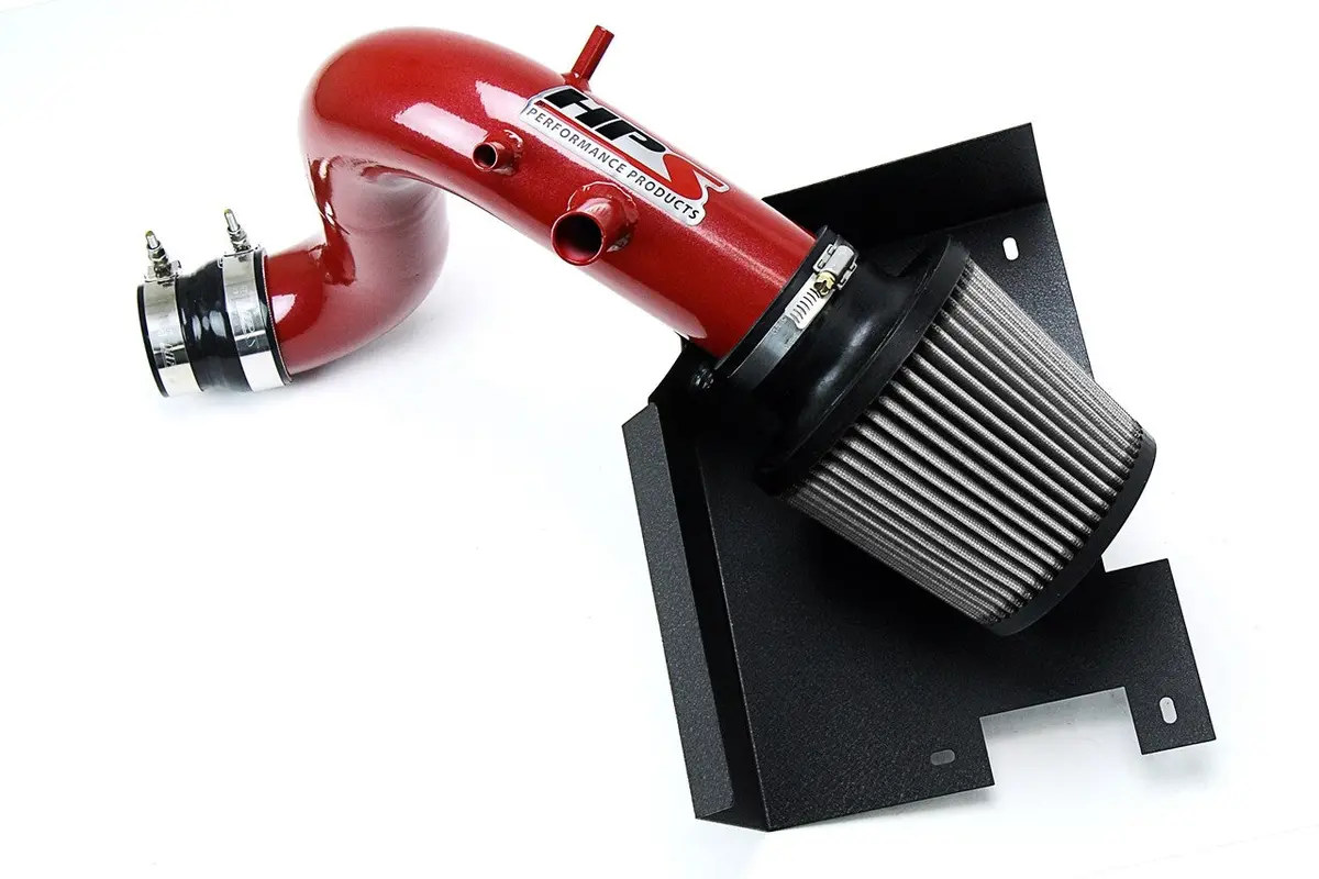 Hps Red Shortram Air Intake Heat Shield Kit For 11-15 Kia Optima / 11-14 Hyundai Sonata 2.0L Turbo 1