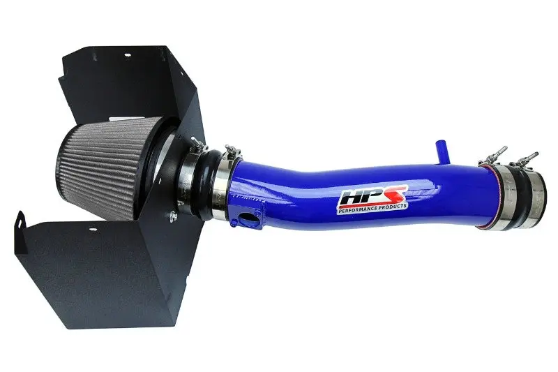Hps Blue Shortram Air Intake Heat Shield Kit For 16-23 Toyota Tacoma 3.5L V6 1