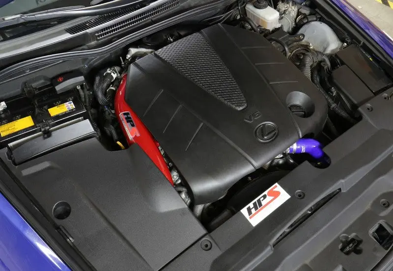 Hps Red Shortram Air Intake Heat Shield Kit For 06-15 Lexus Is250/Is350 2.5L 3.5L V6 2