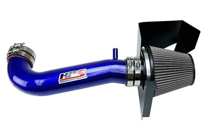 Hps Blue Shortram Air Intake Heat Shield Kit For 11-20 Charger/Challenger/300C 5.7L V8 1
