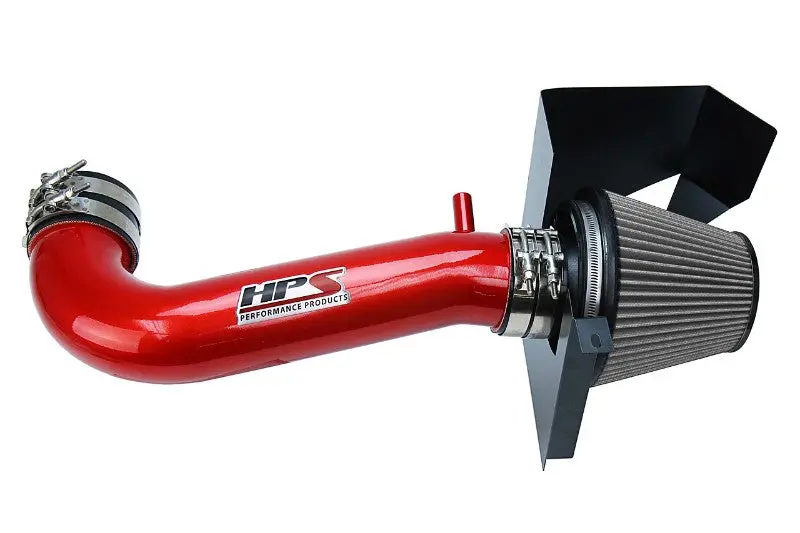 Hps Red Shortram Air Intake Heat Shield Kit For 11-20 Charger/Challenger/300C 5.7L V8 1