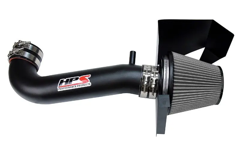 Hps Black Shortram Air Intake Heat Shield Kit For 11-20 Charger/Challenger/300C 5.7L V8 1