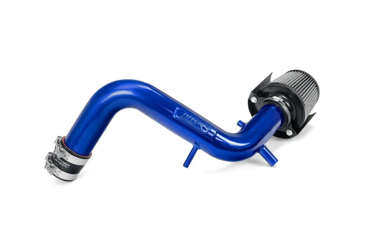 Hps Blue Shortram Air Intake Kit With Filter For 13-17 Hyundai Veloster 1.6L Turbo 1