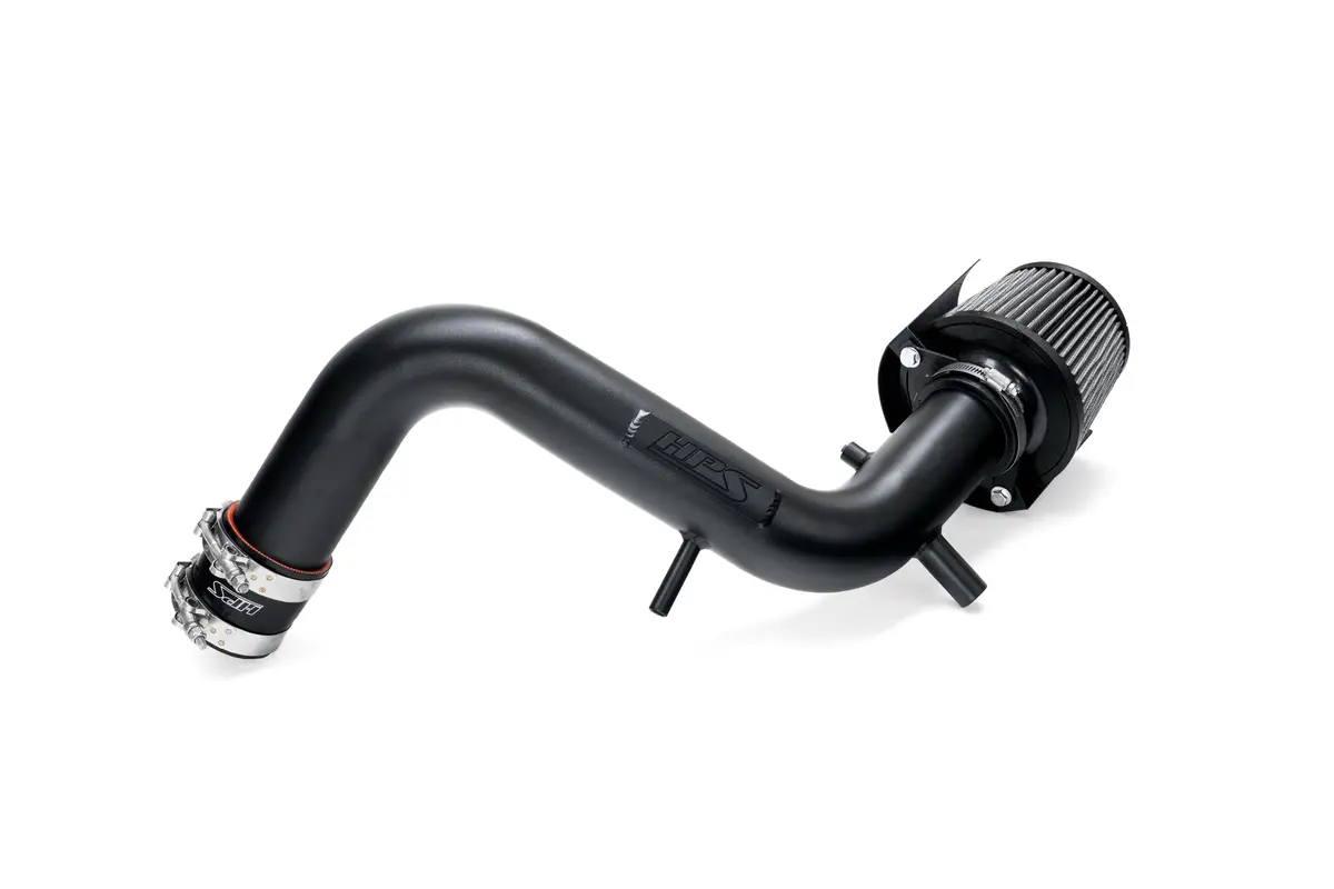 Hps Black Shortram Air Intake Kit With Filter For 13-17 Hyundai Veloster 1.6L Turbo 1