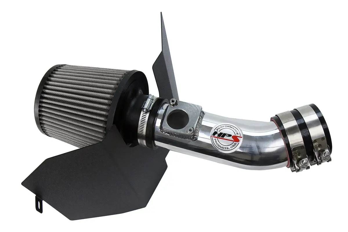 Hps Polish Shortram Air Intake Heat Shield Kit For 04-07 Wrx Sti 2.5L Turbo / 02-05 Impreza Wrx 2.0T 1