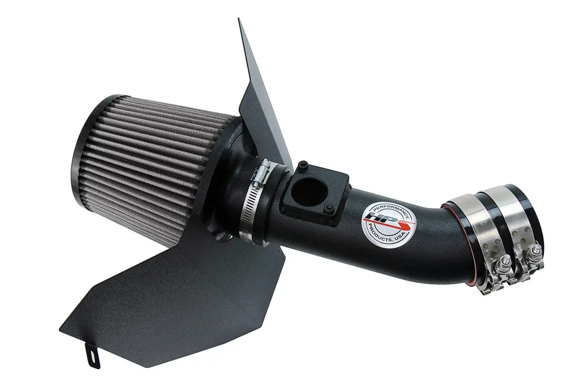 Hps Black Shortram Air Intake Heat Shield Kit For 04-07 Wrx Sti 2.5L Turbo / 02-05 Impreza Wrx 2.0T 1