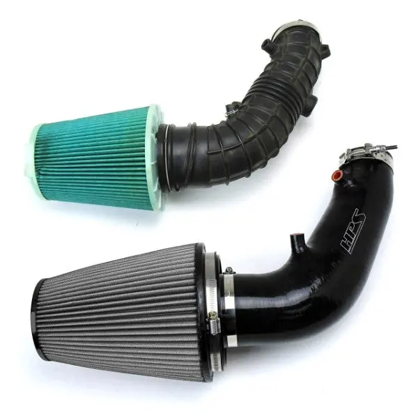 Hps Black Silicone Air Intake Hose Filter Kit For 06-09 Honda S2000 Ap2 2.2L 2