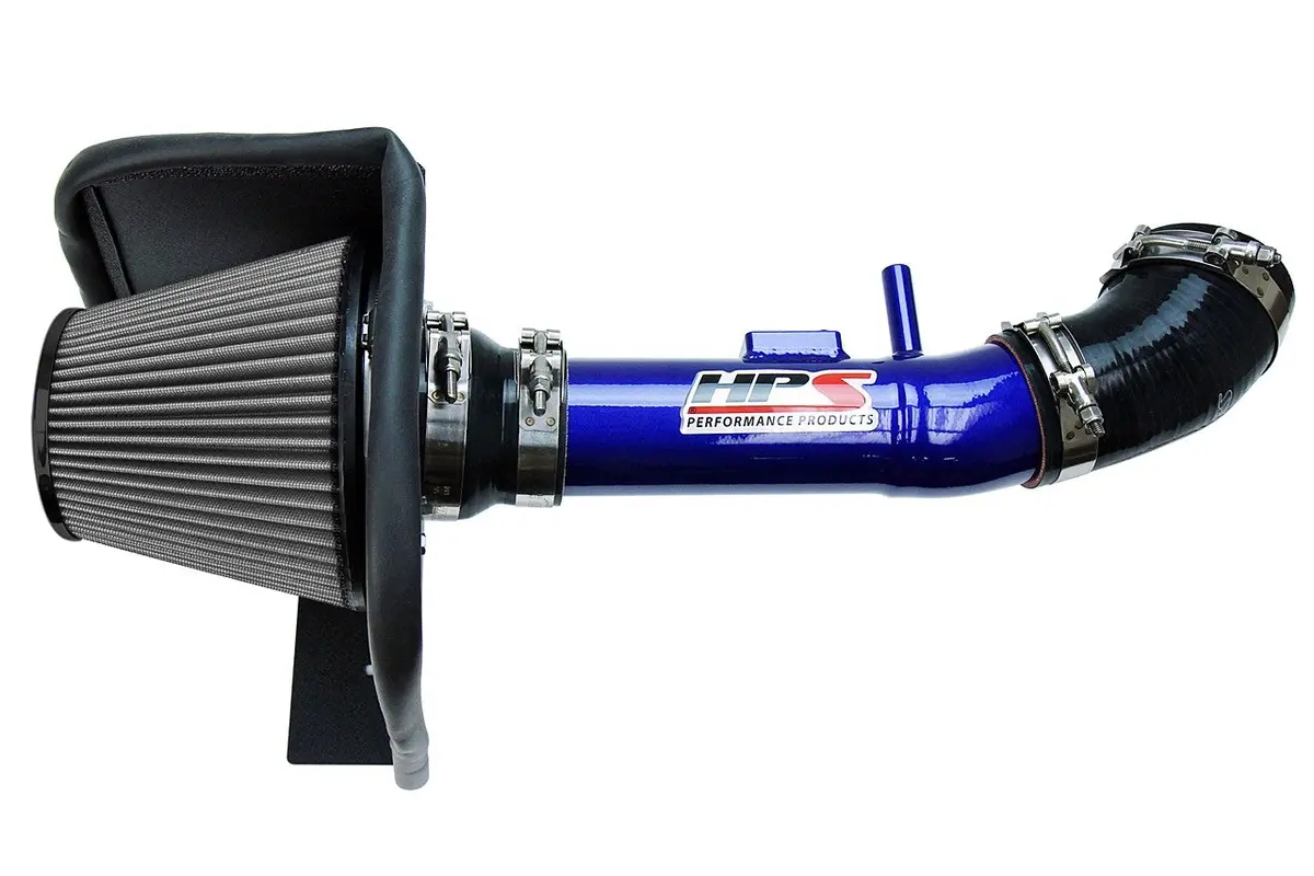 Hps Blue Shortram Air Intake Heat Shield Kit For 04-11 Ford Ranger / 04-09 Mazda B4000 4.0L V6 1
