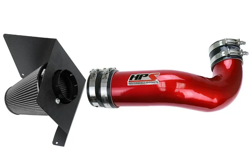 Hps Red Shortram Air Intake Heat Shield Kit For 07-08 Escalade Silverado Tahoe Sierra 1