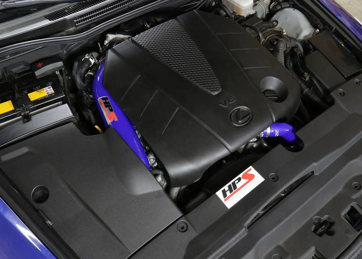 Hps Blue Shortram Air Intake Heat Shield Kit For Lexus 14-15 Is250 V6 / 14-20 Is350 V6 2